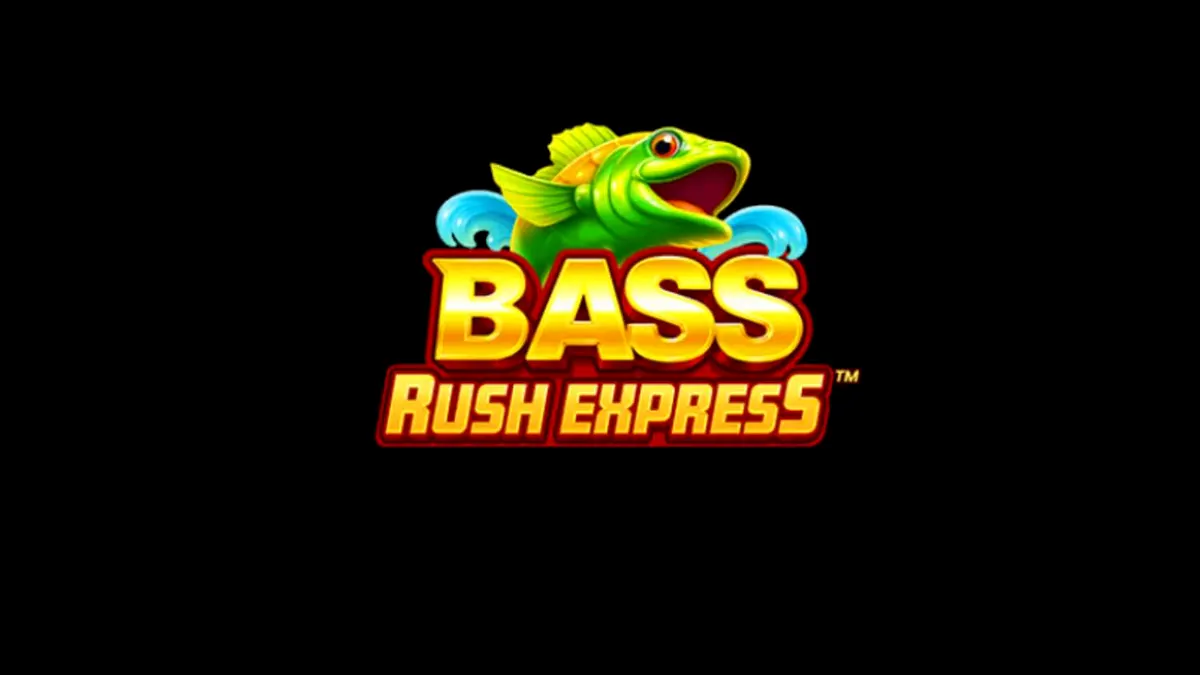 Tampilan visual slot Bass Rush Express dengan tema danau yang menenangkan